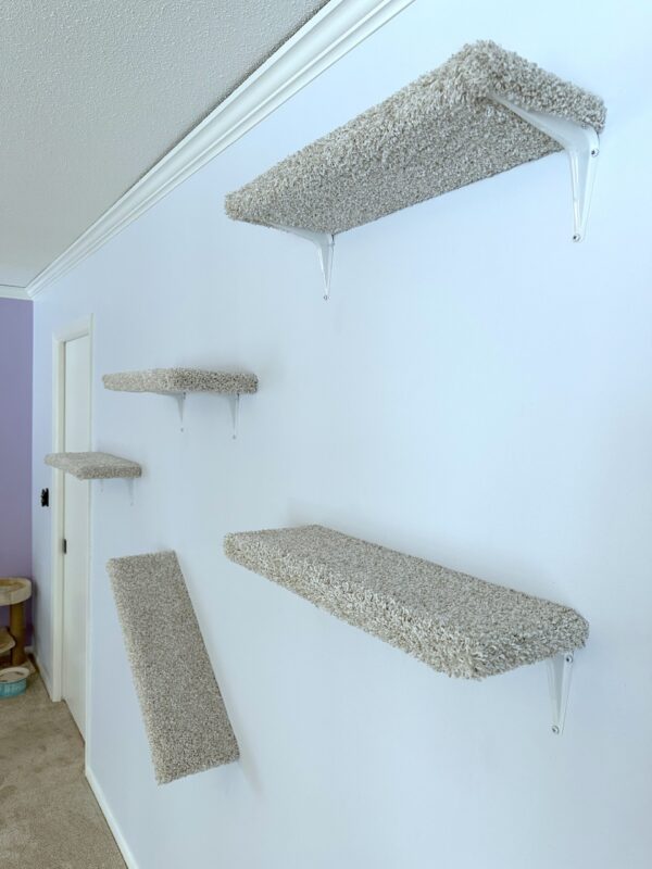 OutdoorSavannah Set of 3 Carpeted Cat Shelves - Image 5