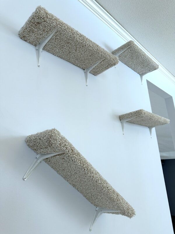 OutdoorSavannah Set of 3 Carpeted Cat Shelves - Image 4